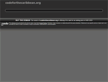 Tablet Screenshot of codeforthecaribbean.org
